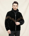 Lands Fashion - Rizan | Faux Fur Zip-Up Jacket Men