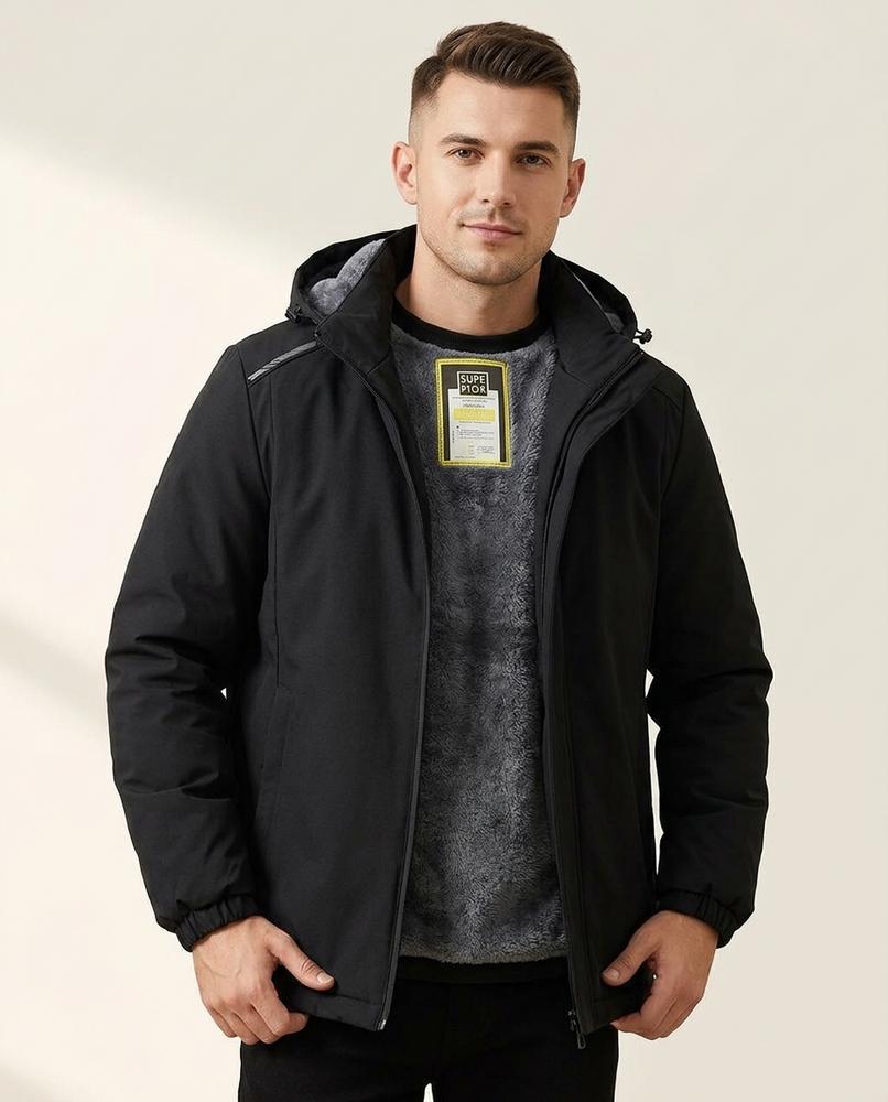 Lands Fashion - Rilev | Hooded Lined Jacket Men