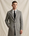 Lands Fashion - Valin | Herringbone Slim-Fit Coat Men