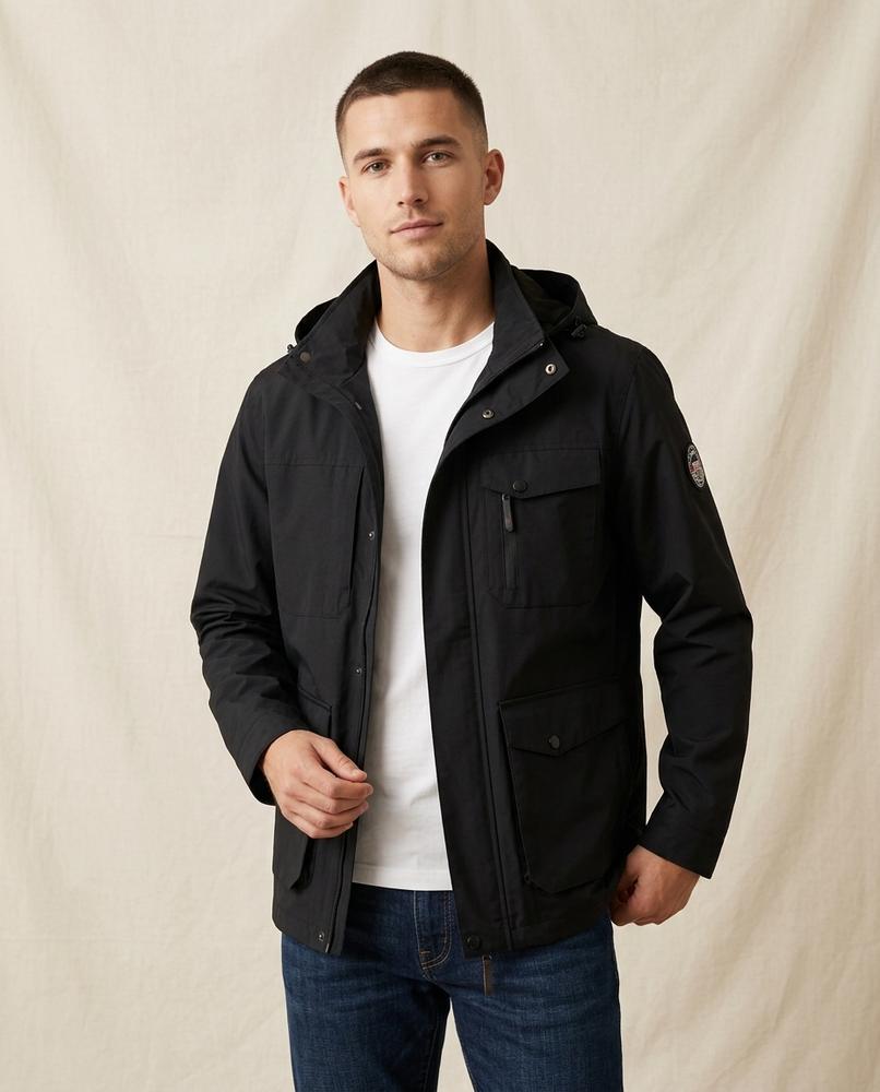 Lands Fashion - Kamar | Hooded Zippered Jacket Men