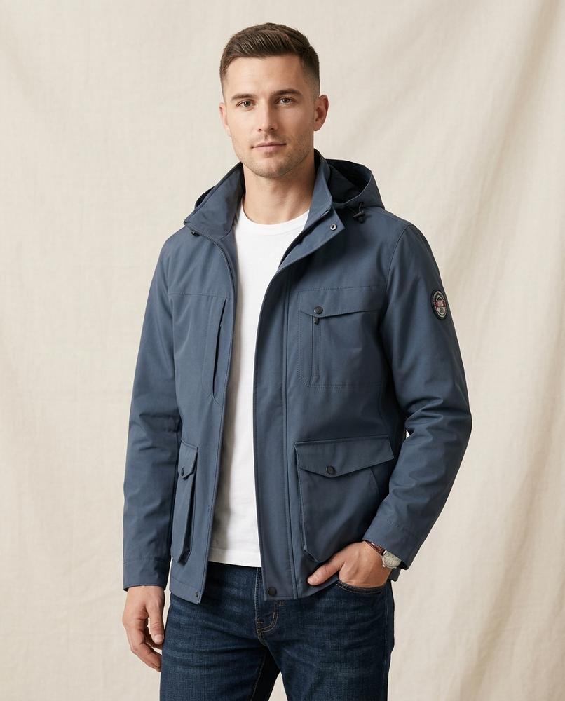 Lands Fashion - Kamar | Hooded Zippered Jacket Men
