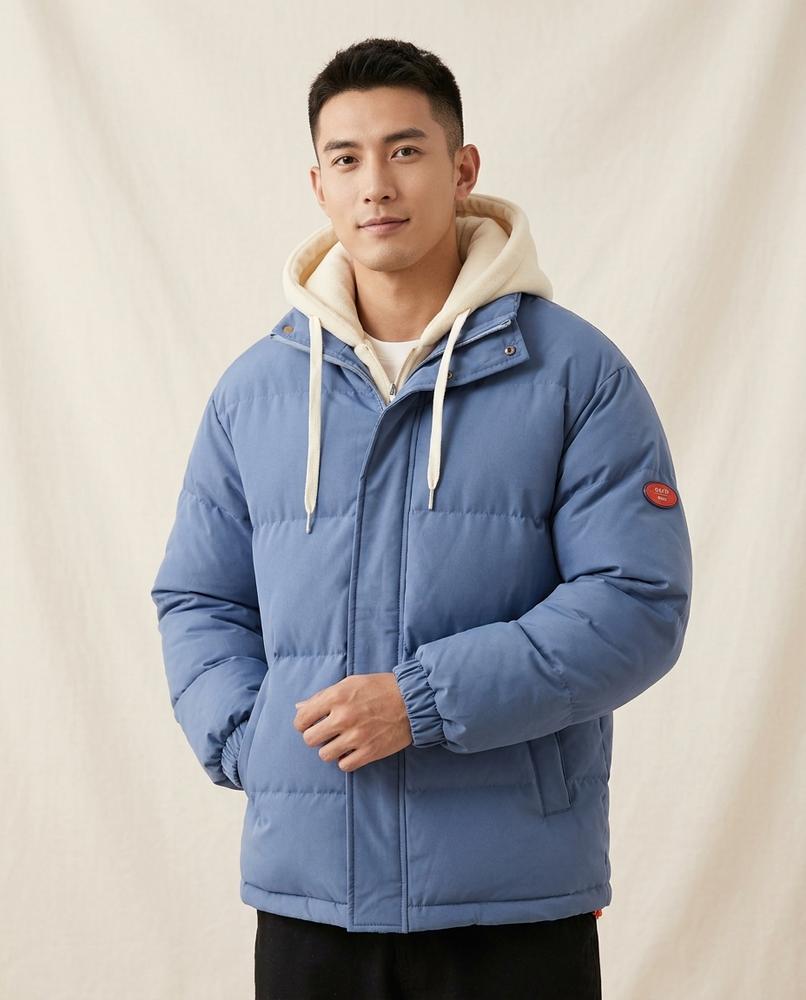 Lands Fashion - Elmon | Padded Hooded Jacket Men