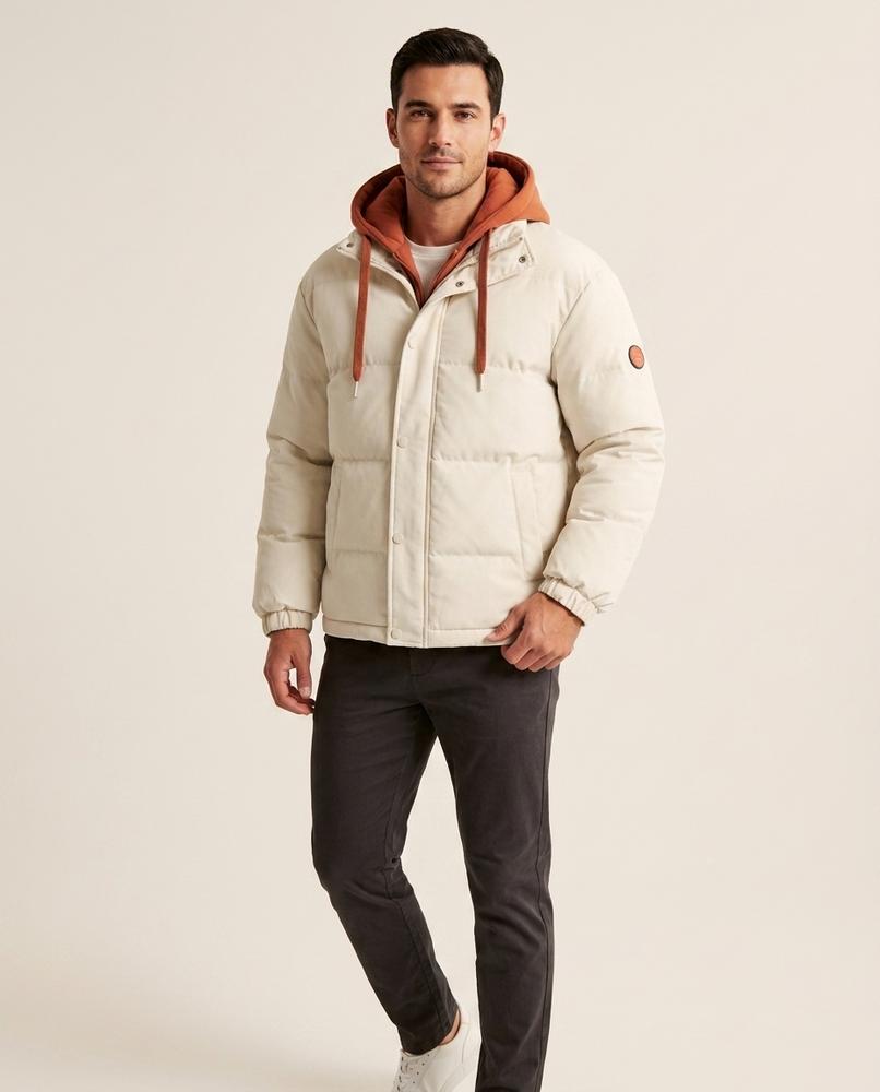 Lands Fashion - Elmon | Padded Hooded Jacket Men