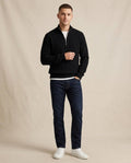 Lands Fashion - Ratal | Rib-Knit Quarter-Zip Sweater Men