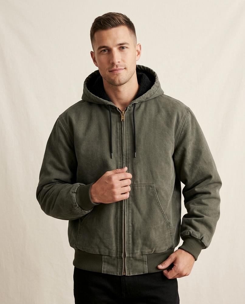 Lands Fashion - Veven | Lined Hooded Jacket Unisex