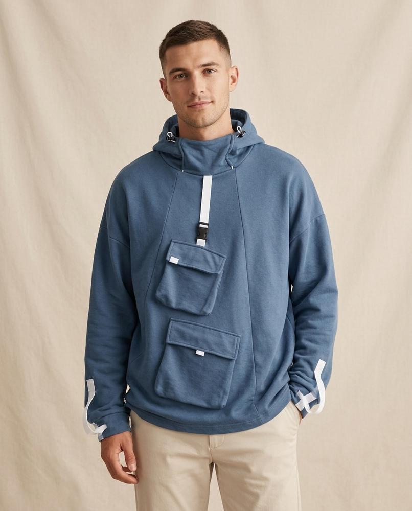 Lands Fashion - Kanen | Oversized Functional Hoodie Men