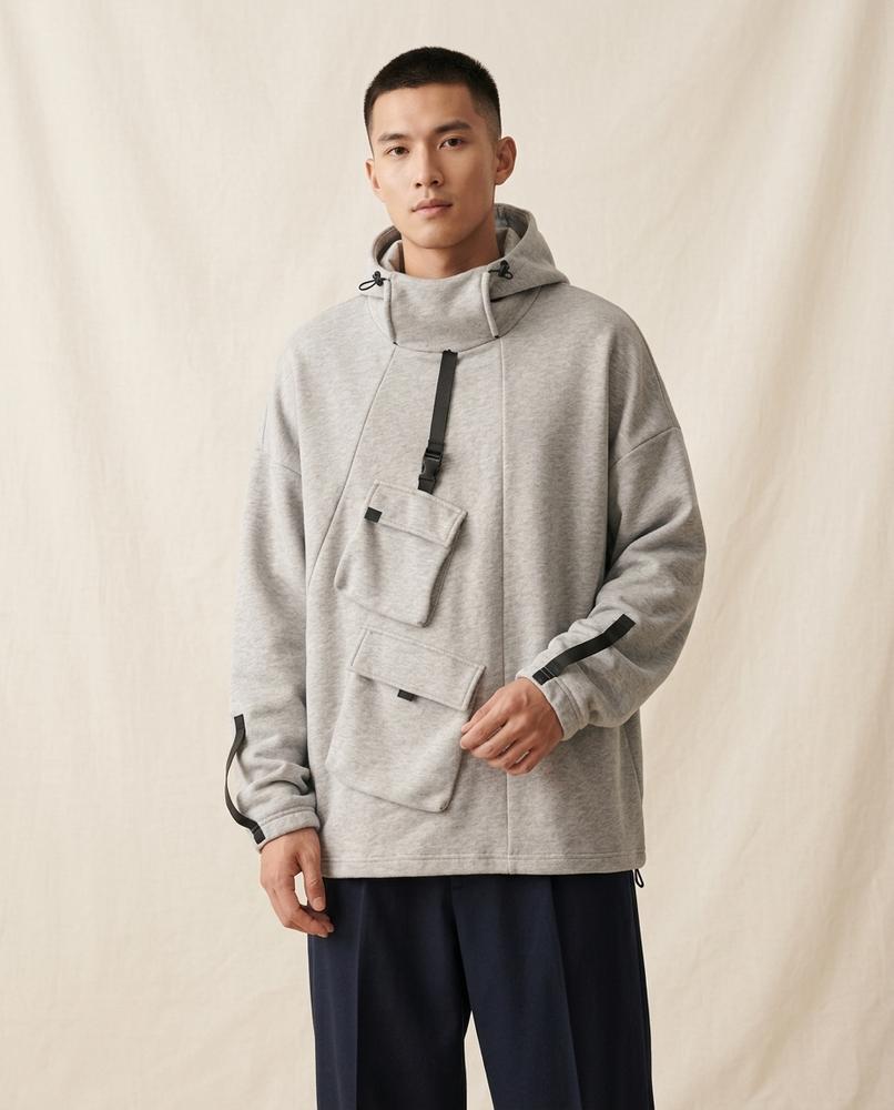 Lands Fashion - Kanen | Oversized Functional Hoodie Men