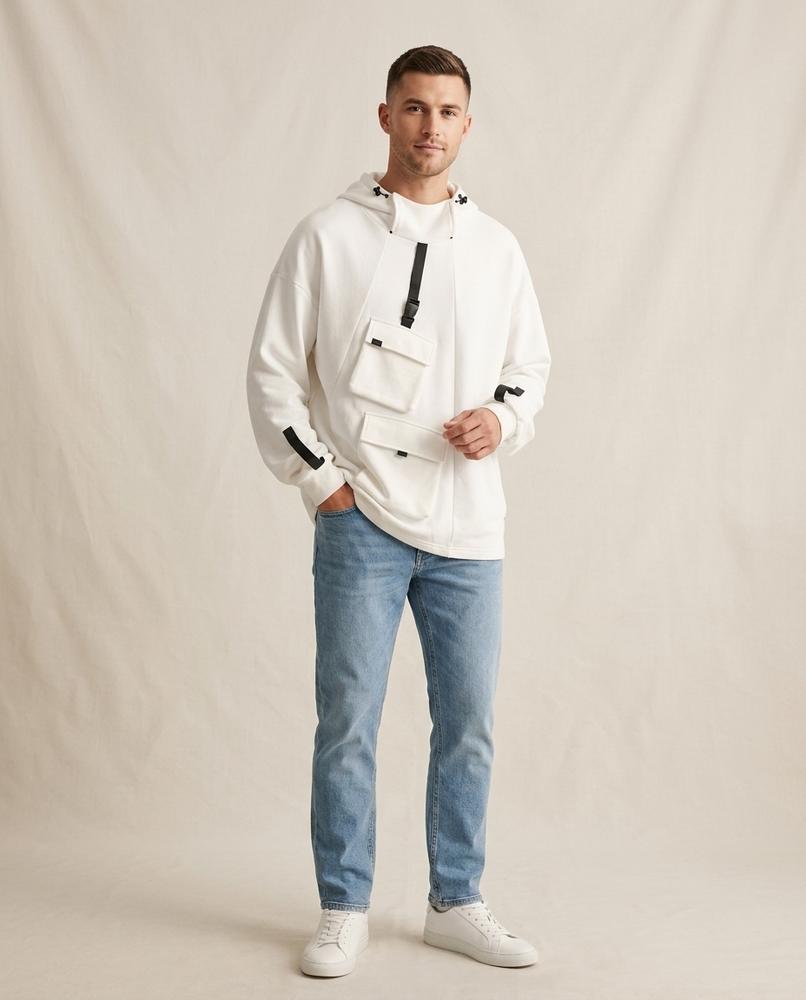 Lands Fashion - Kanen | Oversized Functional Hoodie Men