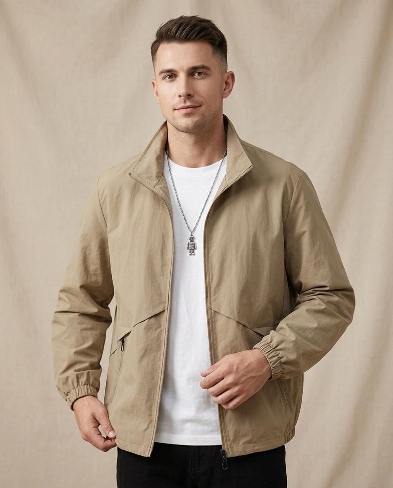 Lands Fashion - Tiron | Zip-Up Lightweight Jacket Men
