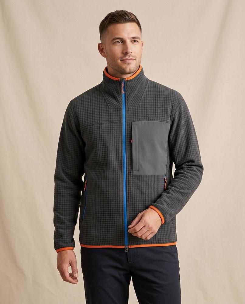 Lands Fashion - Lylan | Structured Zip-Up Jacket Men