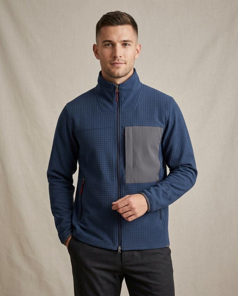 Lands Fashion - Lylan | Structured Zip-Up Jacket Men