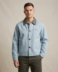 Lands Fashion - Lydan | Button-Up Contrast-Collar Jacket Men