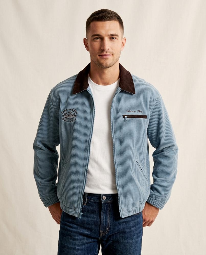 Lands Fashion - Loron | Corduroy Zip-Up Jacket Men