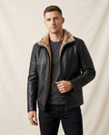 Lands Fashion - Arran | Faux-Leather Shearling-Lined Jacket Men