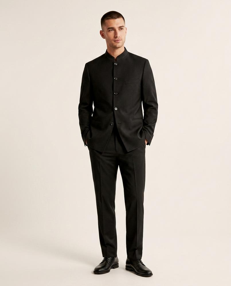 Lands Fashion - Malom | Stand-Collar Single-Breasted Suit Men
