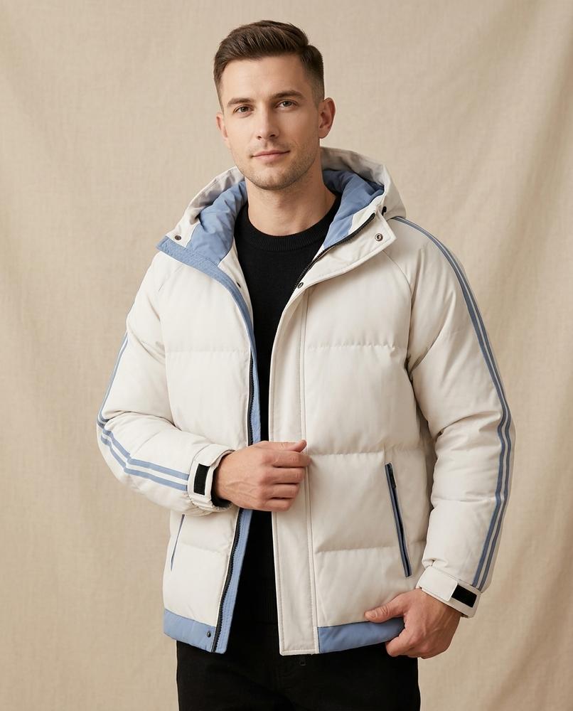 Lands Fashion - Vinor | Quilted Hooded Jacket Men