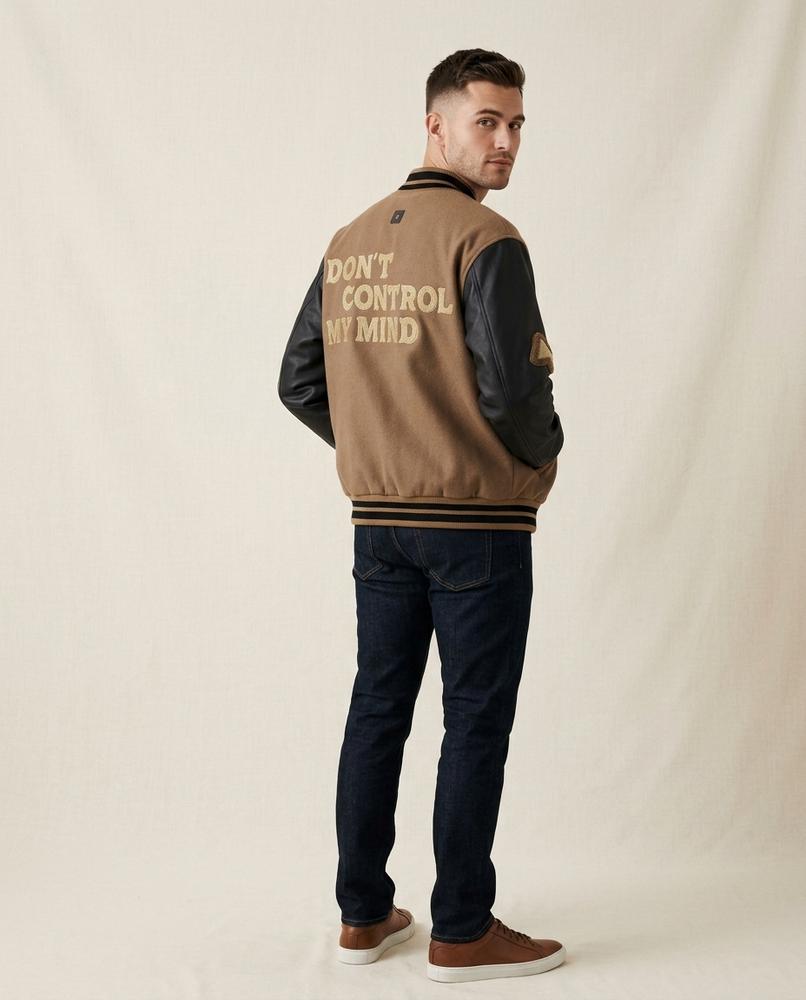 Lands Fashion - Daram | Embroidered Two-Tone Jacket Unisex