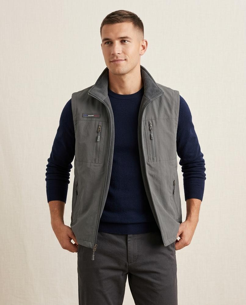 Lands Fashion - Kedan | Zip-Up Lined Vest Men