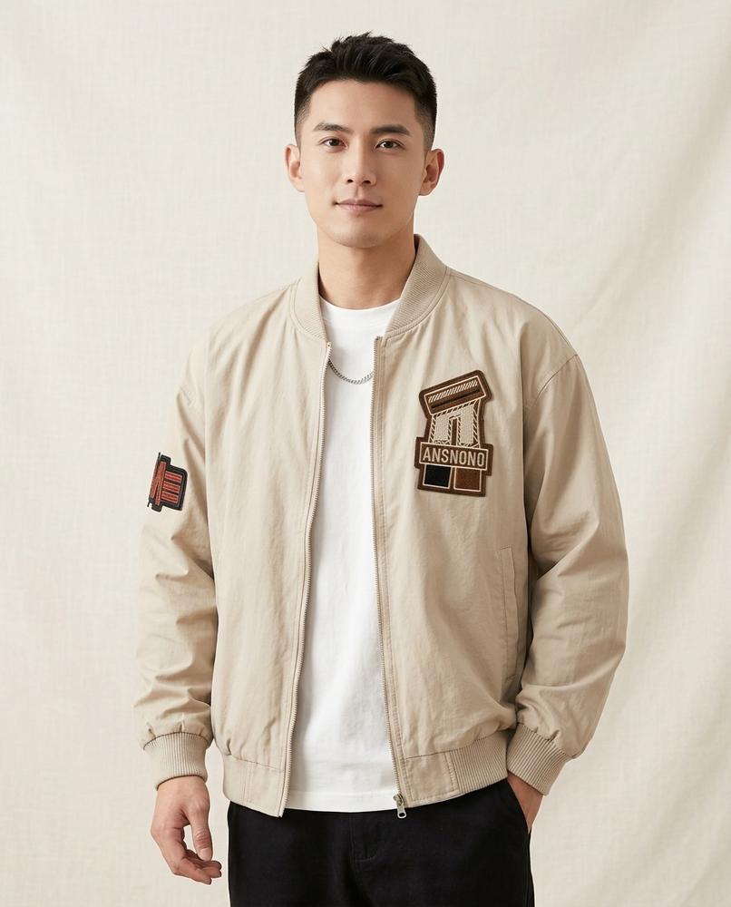 Lands Fashion - Roral | Zip-Up Embroidered Jacket Unisex