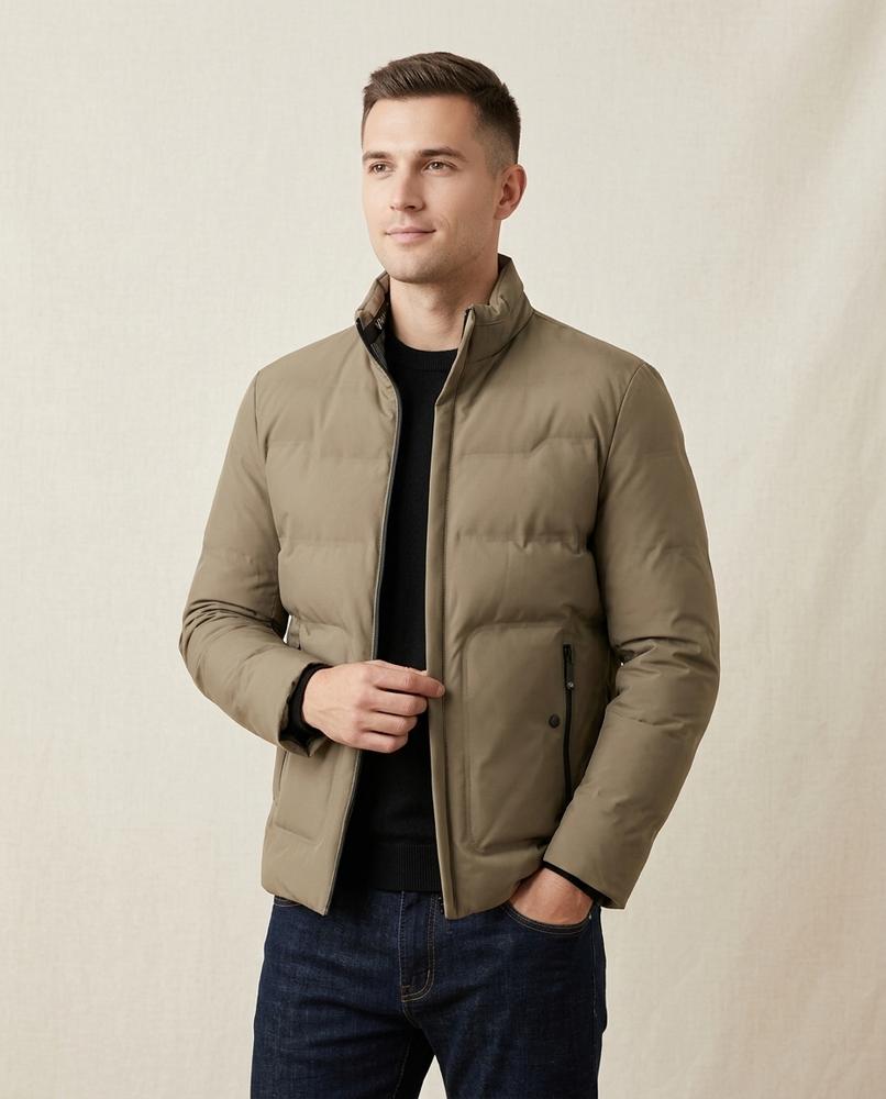 Lands Fashion - Samer | Quilted Padded Jacket Men