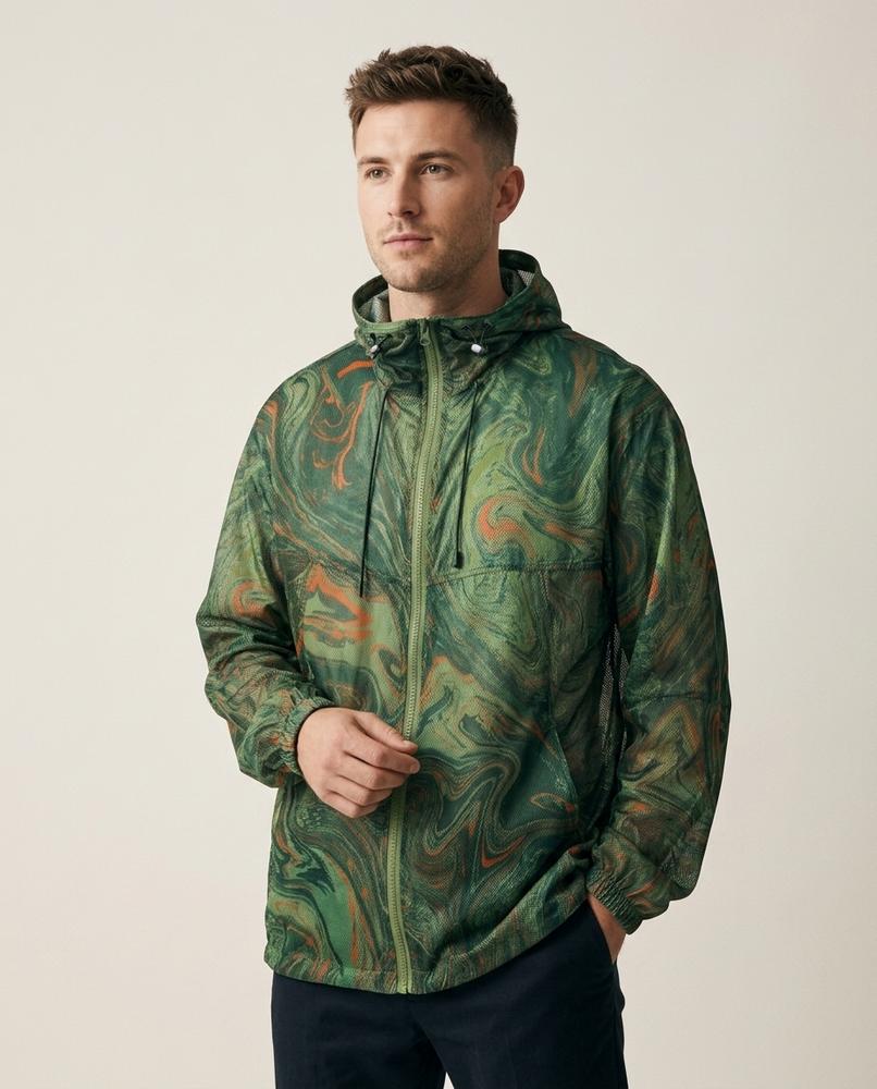 Lands Fashion - Neken | Patterned Lightweight Jacket Men