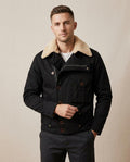 Lands Fashion - Miver | Shearling-Collar Lined Jacket Men
