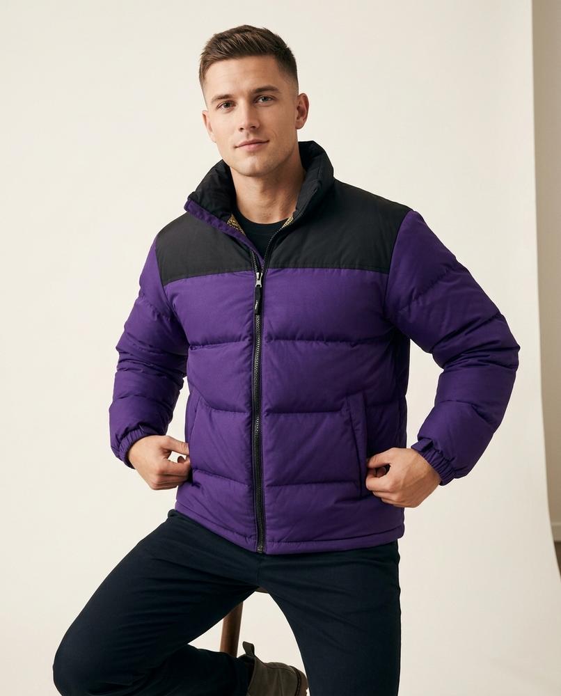 Lands Fashion - Yolom | Padded Color-Block Jacket Men