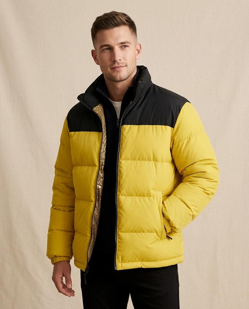 Lands Fashion - Yolom | Padded Color-Block Jacket Men