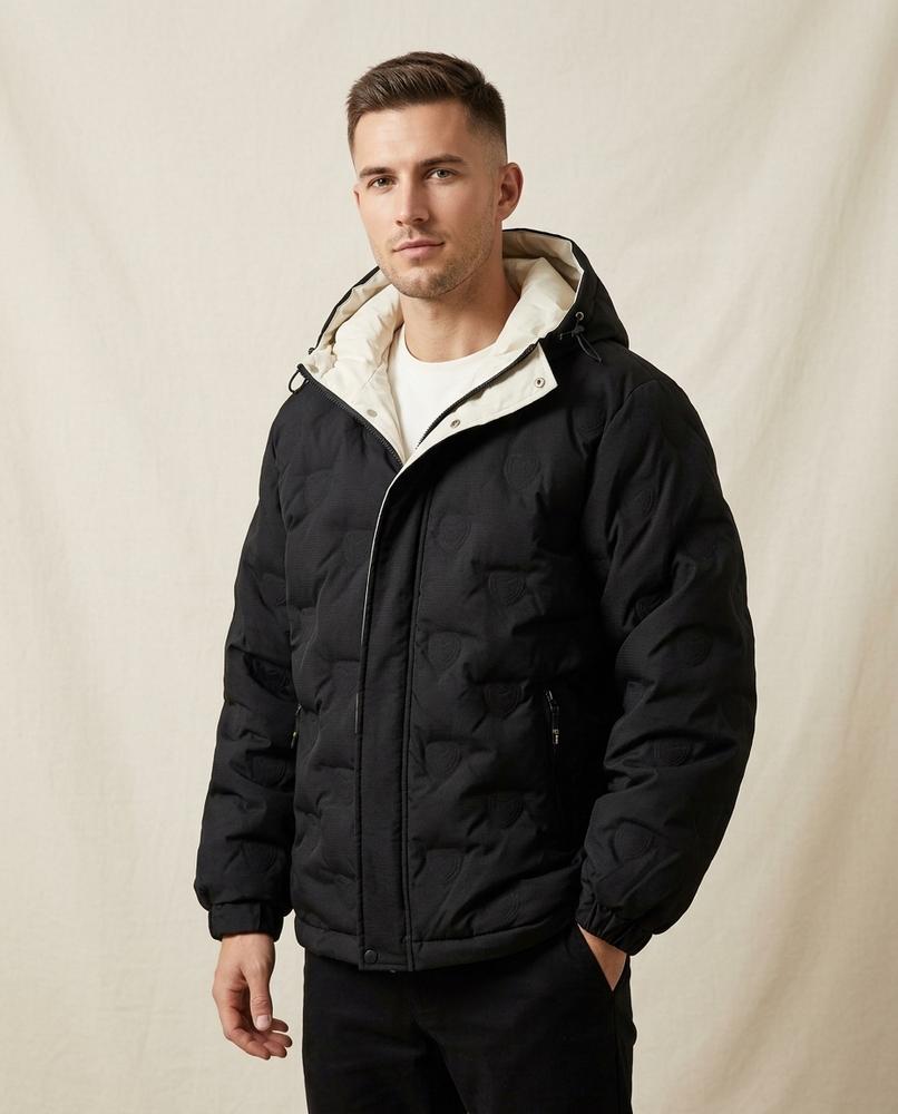 Lands Fashion - Visan | Quilted Hooded Jacket Men