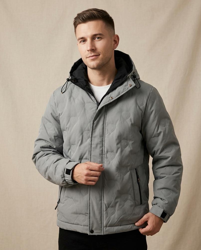 Lands Fashion - Visan | Quilted Hooded Jacket Men