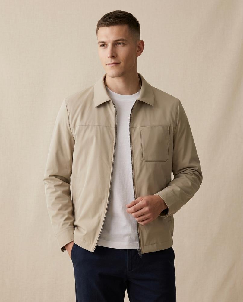 Lands Fashion - Eltor | Zip-Up Collared Jacket Men