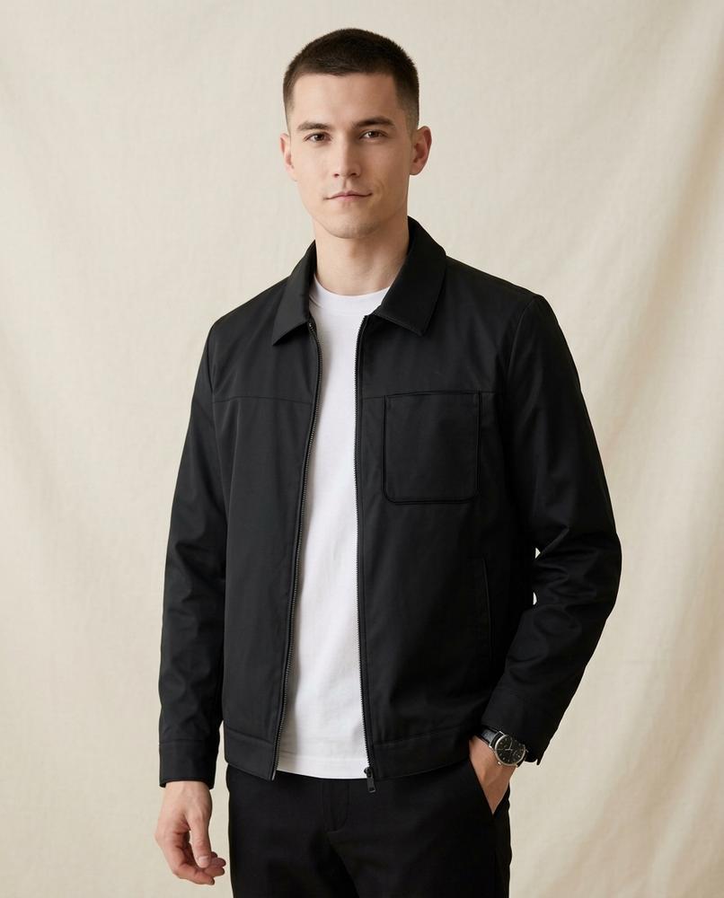 Lands Fashion - Eltor | Zip-Up Collared Jacket Men