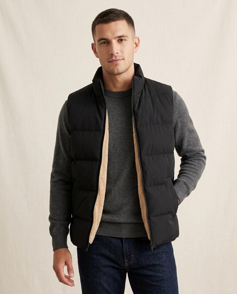 Lands Fashion - Katir | Sherpa-Lined Quilted Vest Men