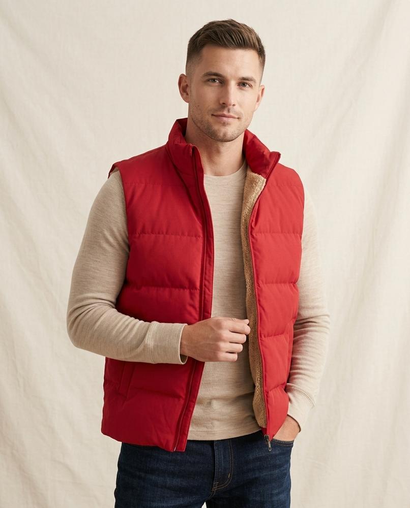 Lands Fashion - Katir | Sherpa-Lined Quilted Vest Men