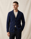 Lands Fashion - Kanav | Notched Lapel Button-Front Knit Cardigan Men