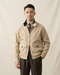 Lands Fashion - Zetir | Zip-Up Contrast-Collar Jacket Men