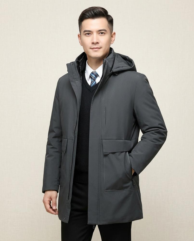 Lands Fashion - Kerel | Hooded Lined Coat Men