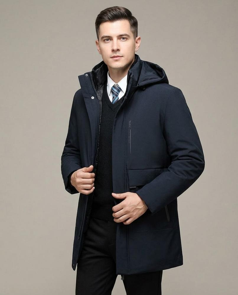 Lands Fashion - Kerel | Hooded Lined Coat Men