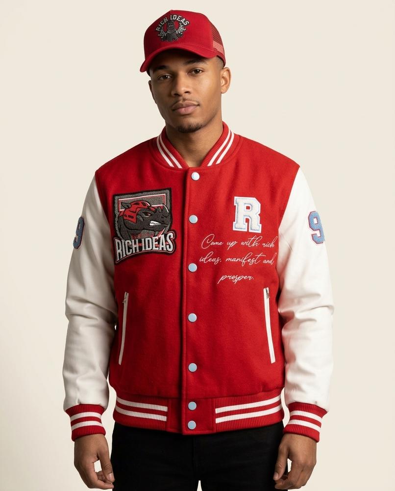 Lands Fashion - Noven | Embroidered Buttoned Jacket Men