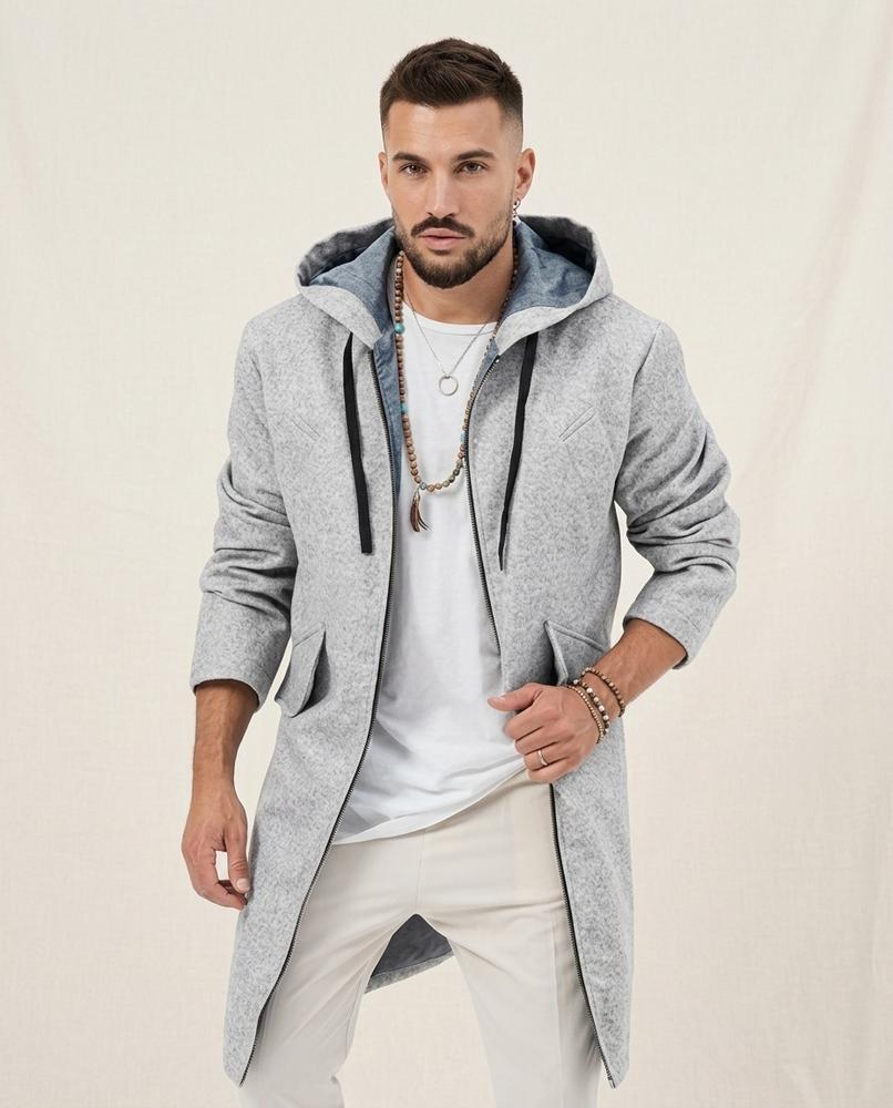 Lands Fashion - Lynal | Hooded Lined Coat Men