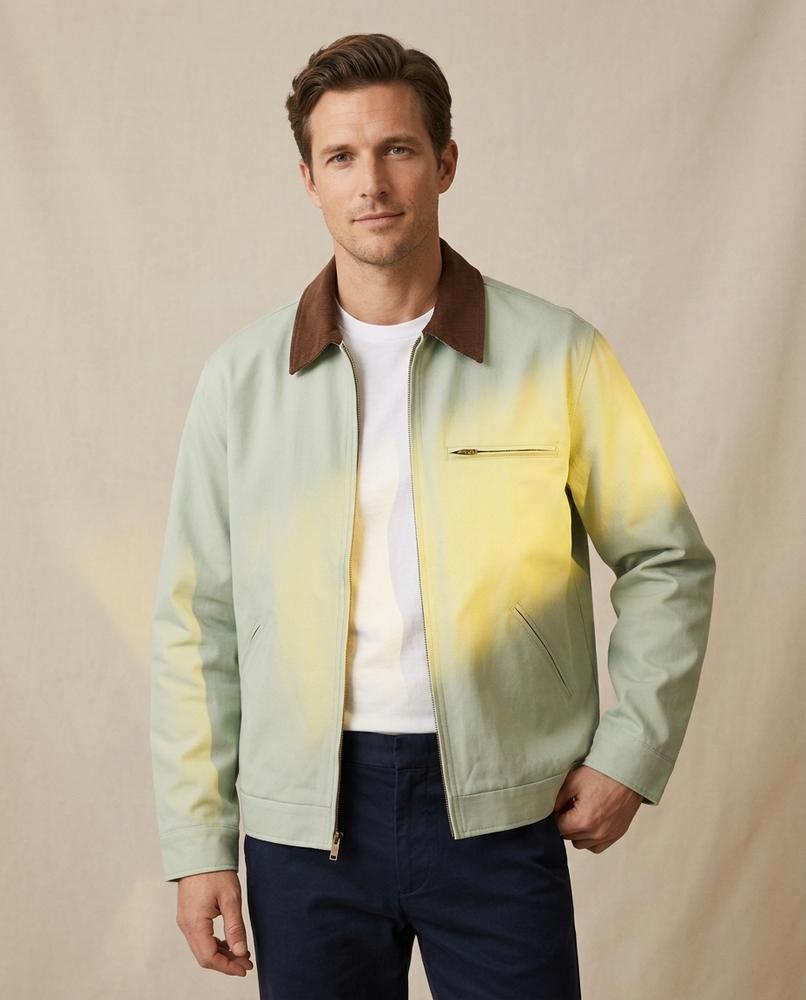 Lands Fashion - Lymin | Zip-Up Corduroy-Collar Jacket Men