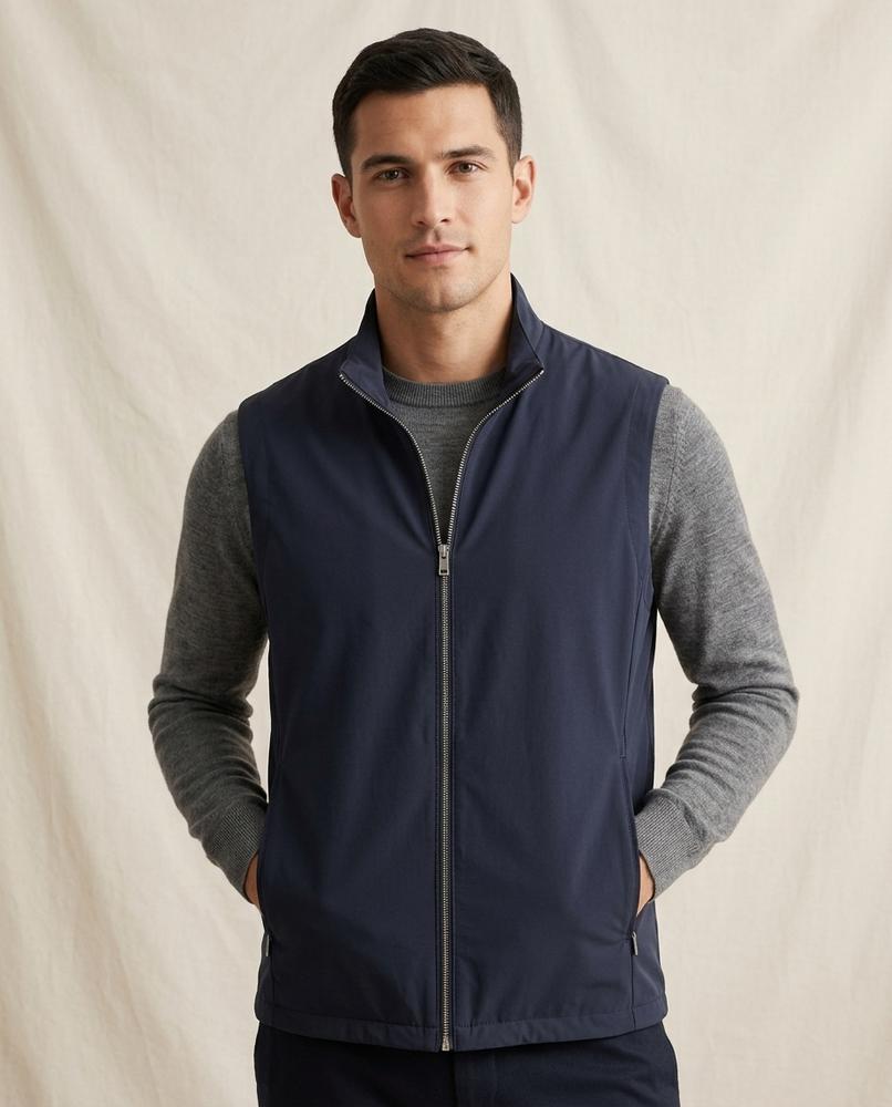 Lands Fashion - Rinor | Zip-Up Stand-Collar Vest Men