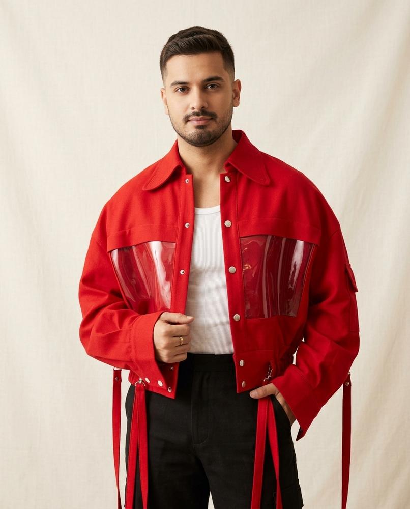 Lands Fashion - Tetum | Cropped Paneled Jacket Unisex