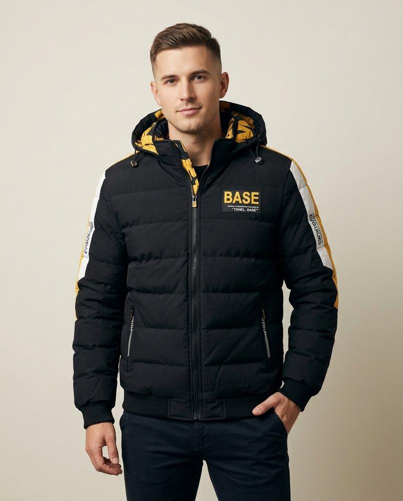 Lands Fashion - Lavan | Quilted Hooded Jacket Men