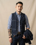 Lands Fashion - Lyral | Pinstriped Button-Front Vest Men