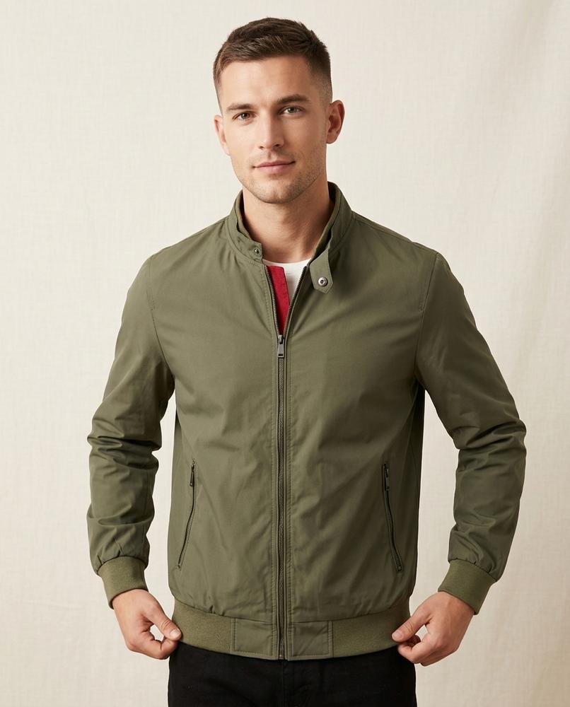 Lands Fashion - Kesil | Stand-Collar Zip-Up Jacket Men