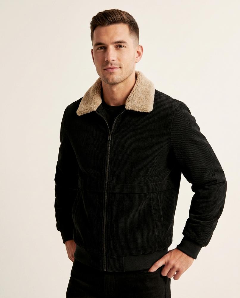 Lands Fashion - Kelom | Padded Corduroy Jacket Men