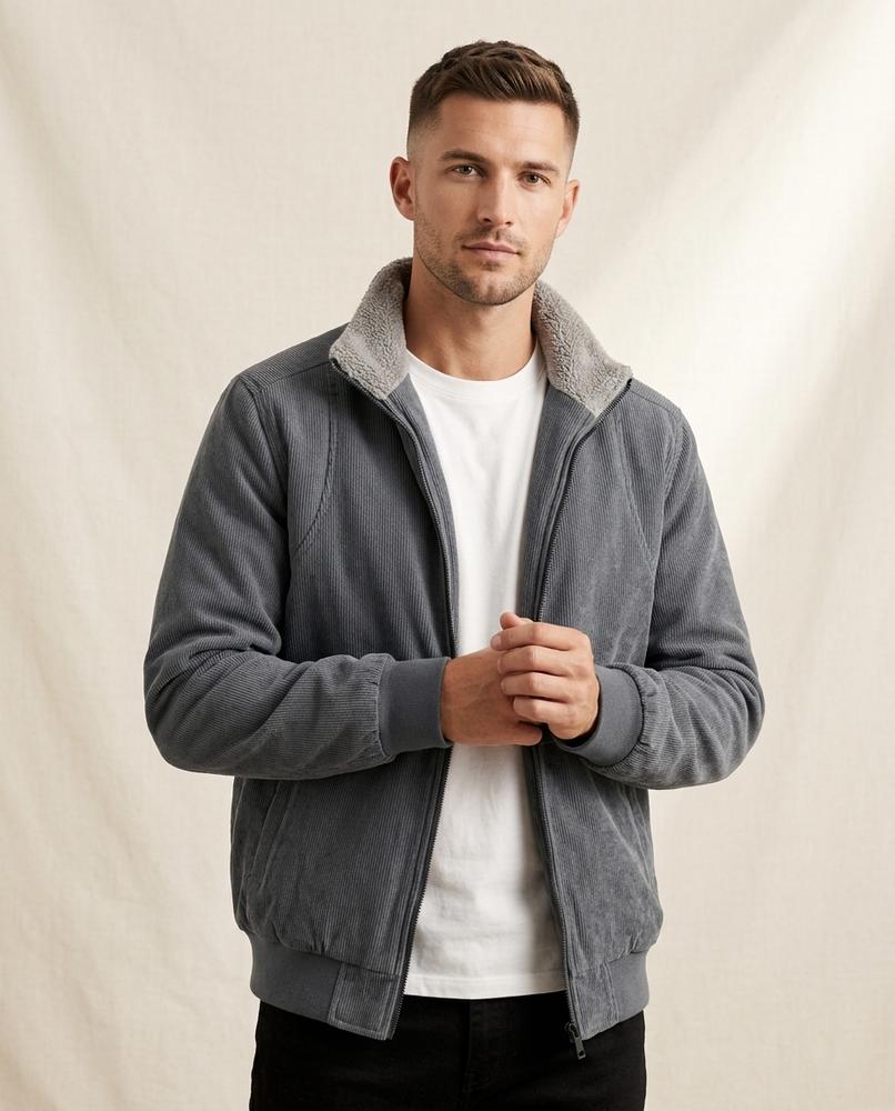 Lands Fashion - Kelom | Padded Corduroy Jacket Men