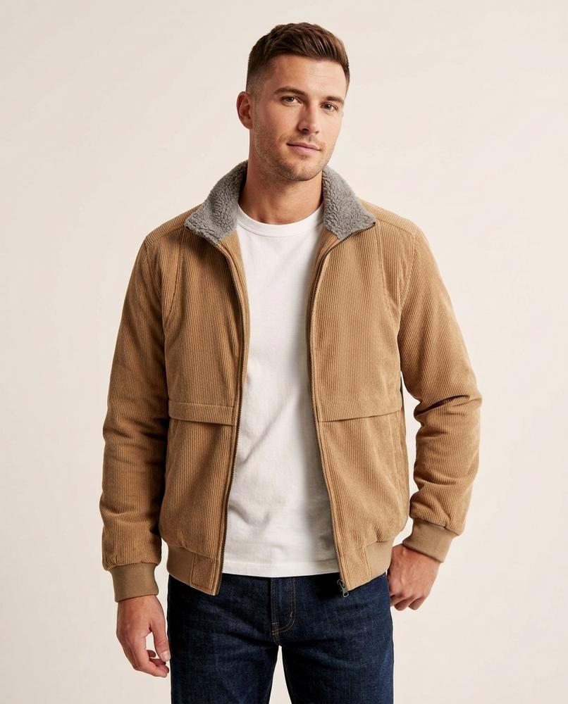 Lands Fashion - Kelom | Padded Corduroy Jacket Men