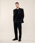 Lands Fashion - Raser | Pinstriped Single-Breasted Suit Men